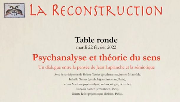 Psychanalyse et théorie du sens. Dialogue entre la pensée de Jean Laplanche et la sémiotique